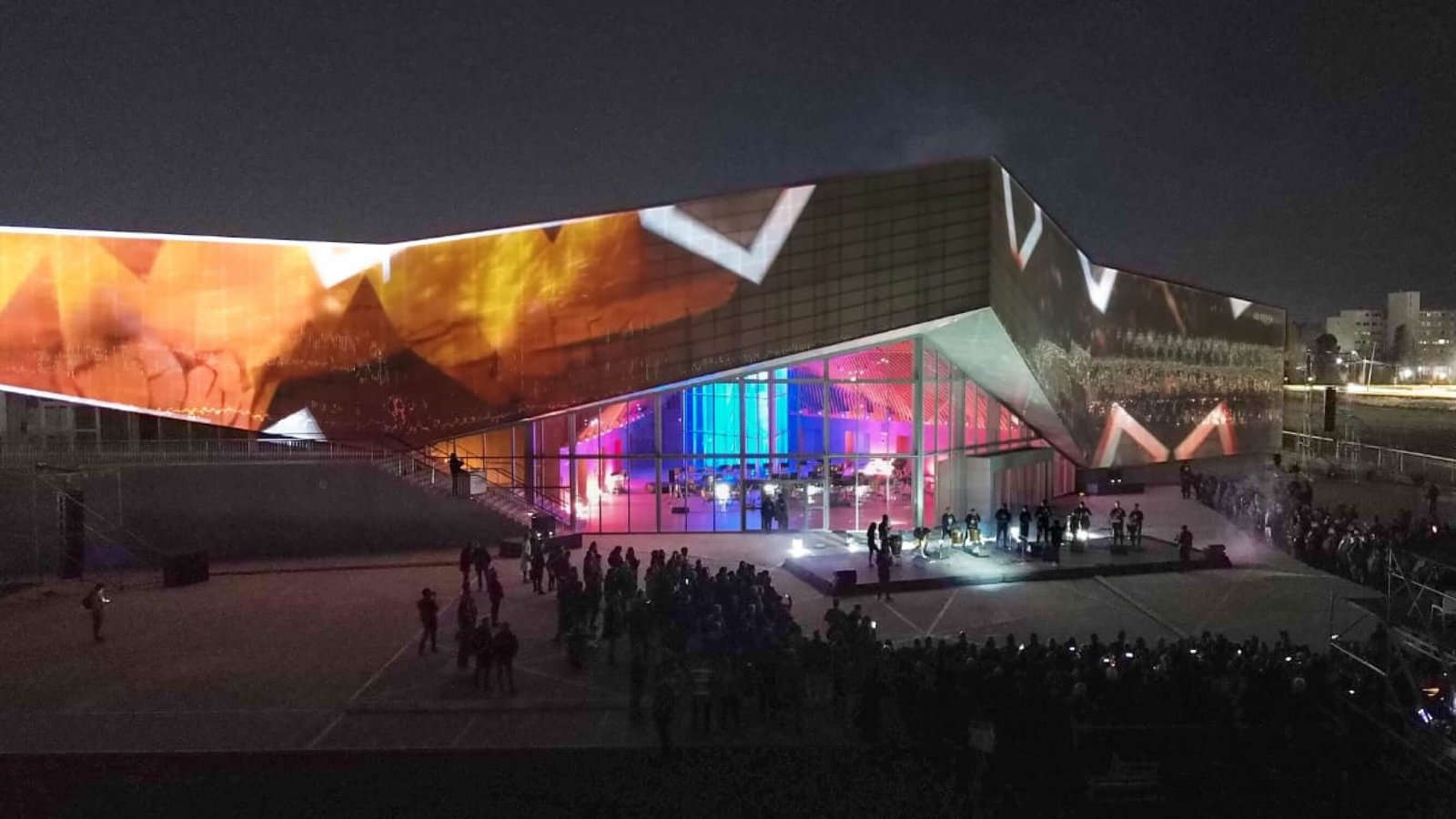 Evento de noche en Domuyo